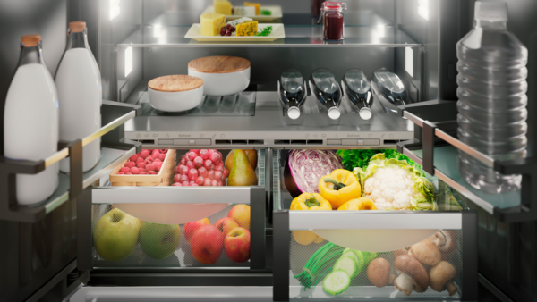 Liebherr ECBNe8870 Premium Plus Integrated American Fridge Freezer