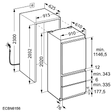 Liebherr Premium Plus ECBN6156 - 001 Fully integrated Fridge Freezer | Right Hand Hinge - 3