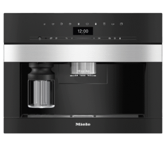 Miele CVA7440 Built In Coffee Machine in Clean Steel