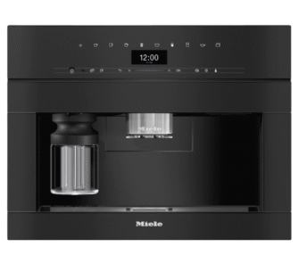 Miele CVA7440 Built In Coffee Machine in Obsidian Black