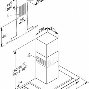 Miele DA5798W 90cm Wall Extractor Hood