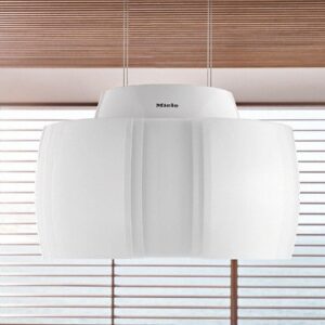 Miele DA7378D Island Extractor Hood in Brilliant White