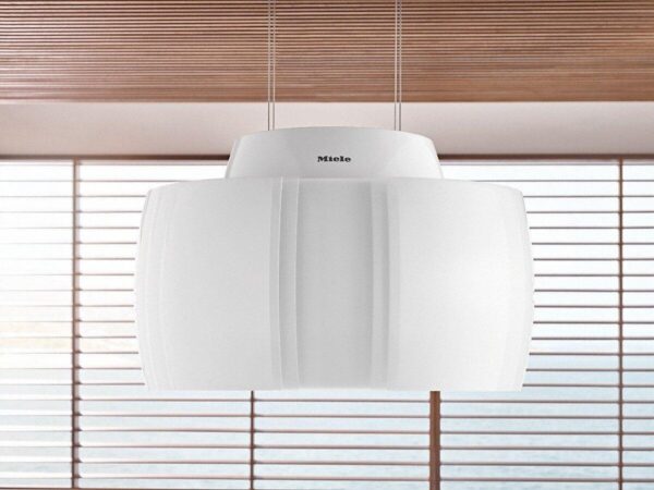 Miele DA7378D Island Extractor Hood in Brilliant White