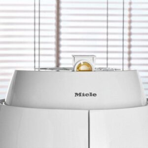 Miele DA7378D Island Extractor Hood in Brilliant White