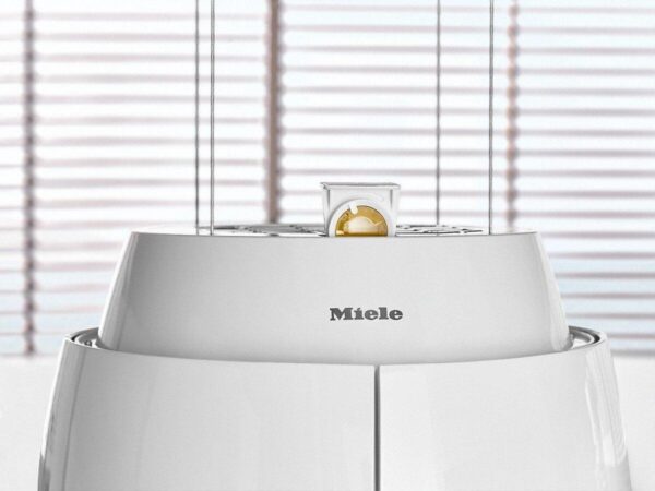 Miele DA7378D Island Extractor Hood in Brilliant White