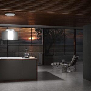 Miele DA7378D Island Extractor Hood in Brilliant White
