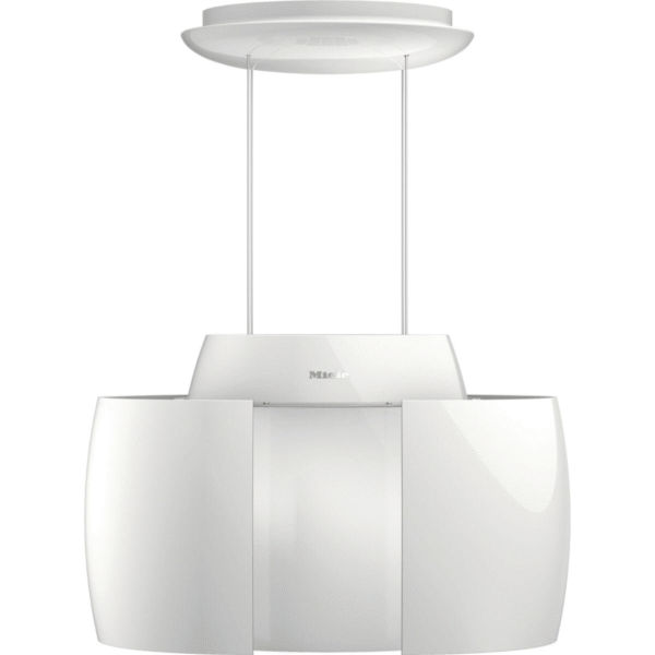 Miele DA7378D Island Extractor Hood in Brilliant White