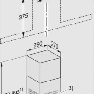 Miele DAW1920 90cm Wall Extractor Hood