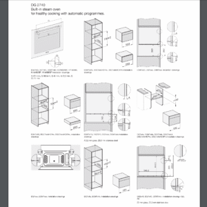 Miele DG2740 Built In Steam Oven