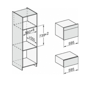 Miele DGM7440 Built In Steam Oven & Microwave in Obsidian Black