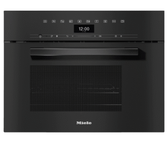 Miele DGM7440 Built In Steam Oven & Microwave in Obsidian Black