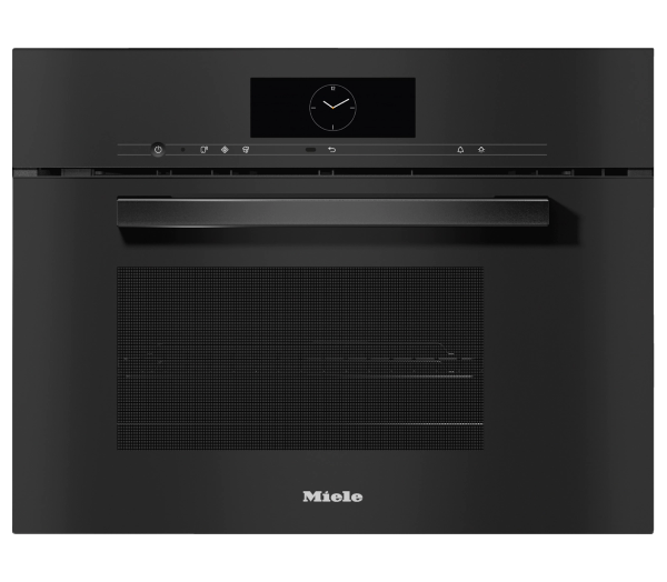 Miele DGM7845 Built In Steam Oven & Microwave in Obsidian Black