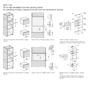 Miele ESW7120 29cm Warming Drawer