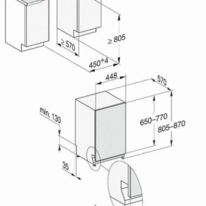 Miele G5690 SCVI Built In Slimline Dishwasher - 4