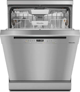 Miele G5811SC Freestanding Dishwasher in Clean Steel
