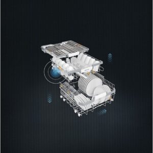 Miele G7110SC Freestanding Dishwasher in Clean Steel - 4