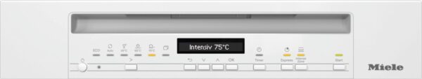 Miele G7200 SCI Semi-Built In Dishwasher with QuickPowerWash in White - 3