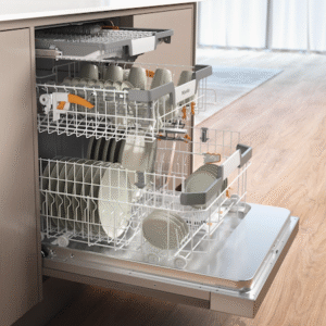 Miele G7210SCI Semi-Built In Dishwasher in Clean Steel
