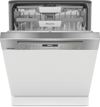 Miele G7210SCI Semi-Built In Dishwasher in Clean Steel