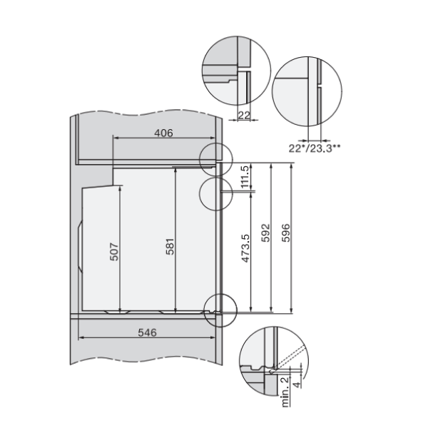 Miele H2465BP Built In Single Oven