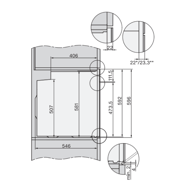 Miele H2761BP Built In Single Oven
