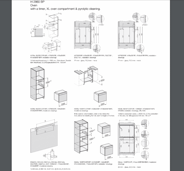 Miele H2860BP Built In Single Oven