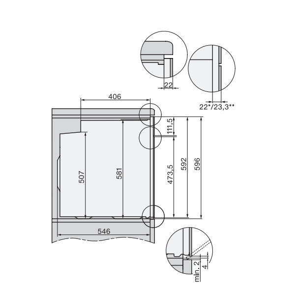 Miele H2861B Built In Single Oven