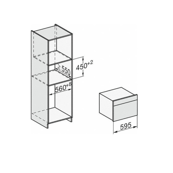 Miele H7240BM Built In Microwave Combi Oven