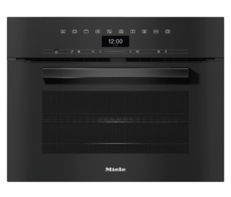 Miele H7440BM Built In Microwave Combi Oven in Obsidian Black