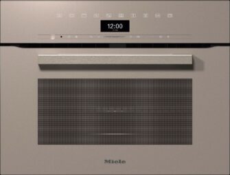 Miele H7440BM Built In Microwave Combi Oven in Pearl Beige