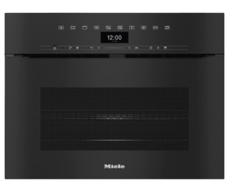 Miele H7440BMX Built In Microwave Combi Oven in Obsidian Black