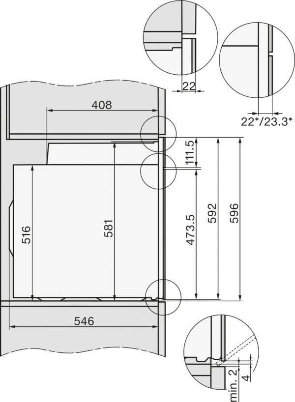 Miele H7660BP Built In Single Oven