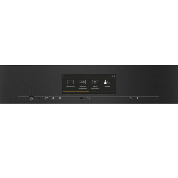 Miele H7840BM Built In Microwave Combi Oven in Obsidian Black