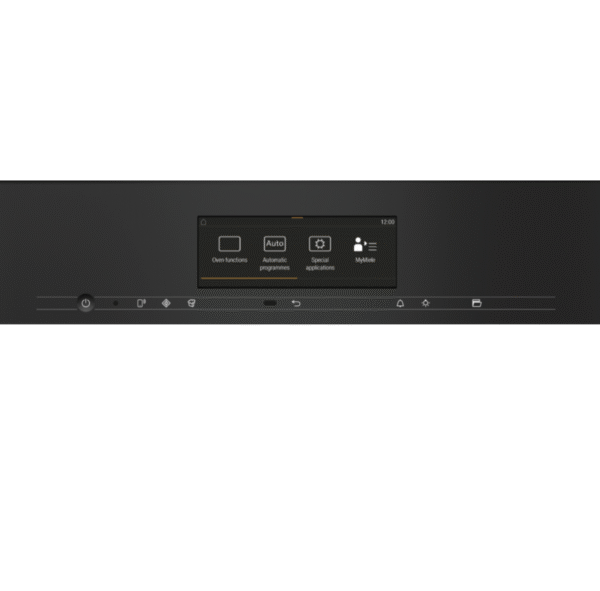 Miele H7840BMX Built In Microwave Combi Oven in Obsidian Black