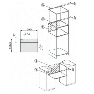 Miele H7840BMX Built In Microwave Combi Oven in Obsidian Black