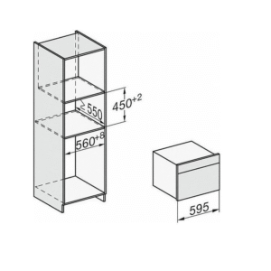 Miele H7840BMX Built In Microwave Combi Oven in Obsidian Black