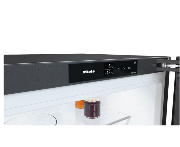 Miele KFN4795DD Freestanding Fridge Freezer in Black Steel