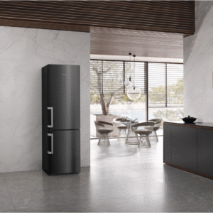 Miele KFN4795DD Freestanding Fridge Freezer in Black Steel