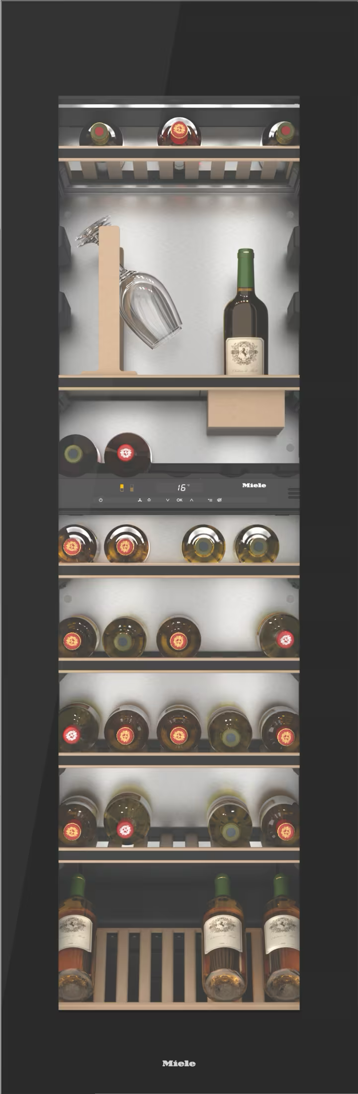 Miele KWT 6722 iGS-1 Glass Door Built-In Wine Conditioning Unit