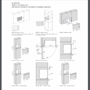 Miele M2234SC Built In Microwave Oven