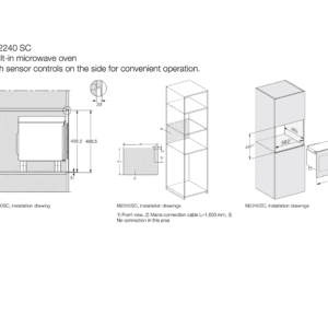 Miele M2240SC Built In Microwave Oven