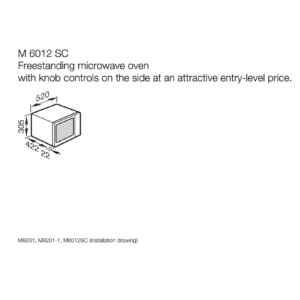 Miele M6012SC Freestanding Microwave Oven