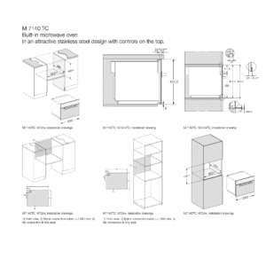 Miele M7140TC Built In Microwave Oven
