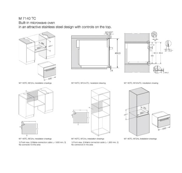 Miele M7140TC Built In Microwave Oven