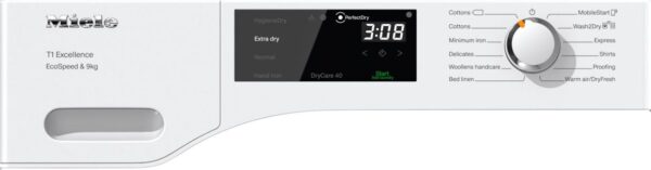 Miele TEH785WP 9kg Freestanding Heat Pump Tumble Dryer - 2