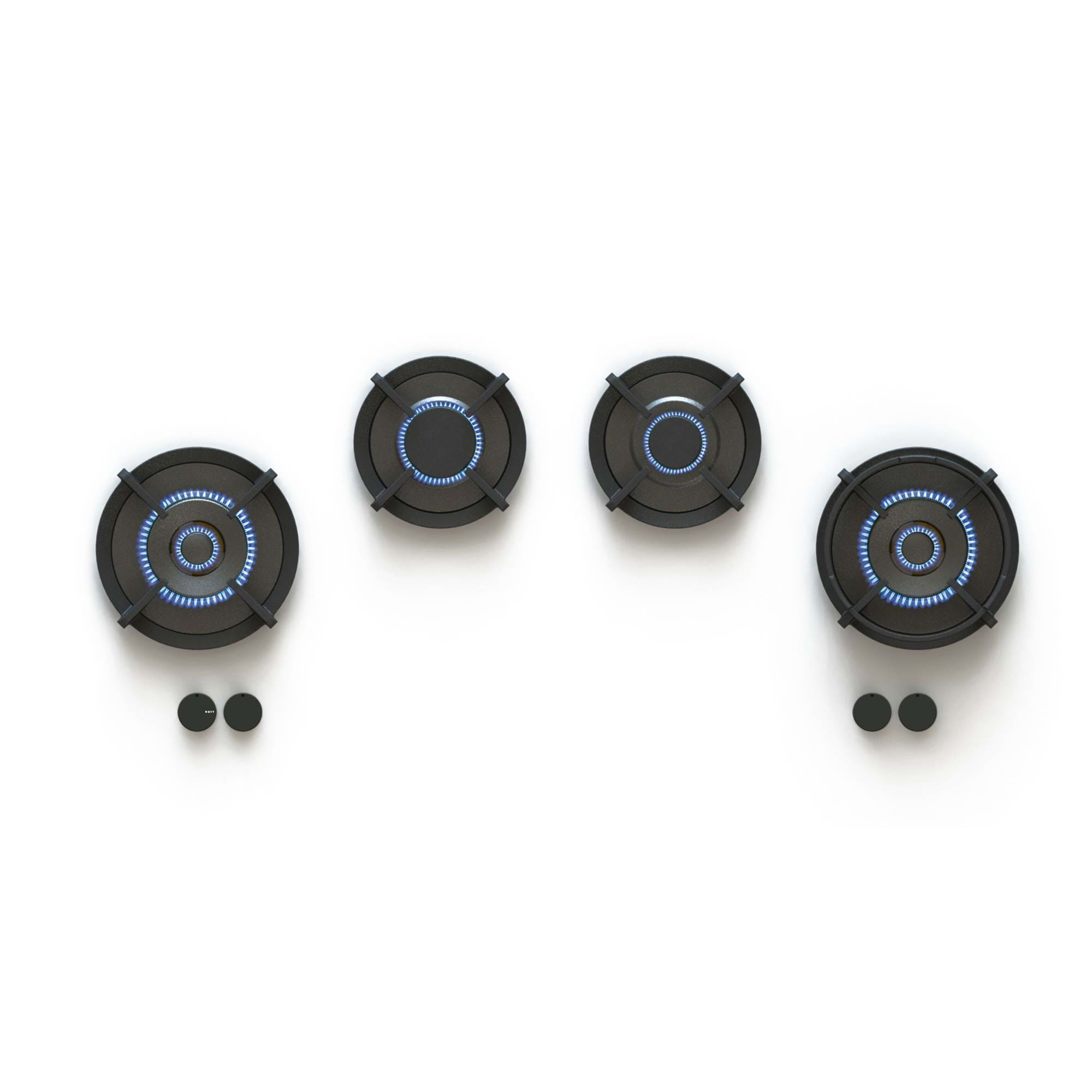 Novy 56014 Drum Top 120cm Gas Hob Element