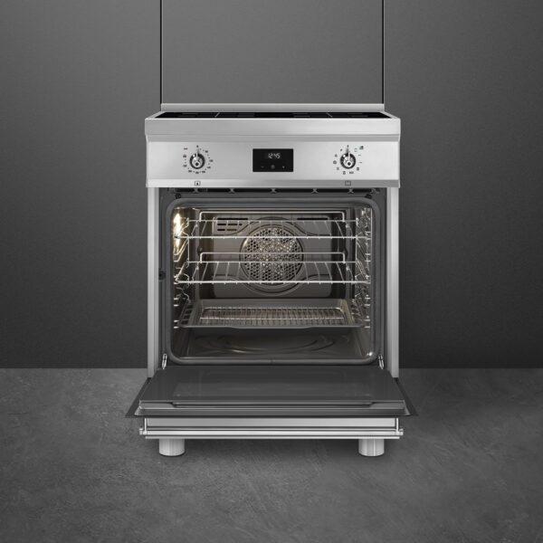 Smeg C6IPXT2 60cm Freestanding Cooker with Induction Top