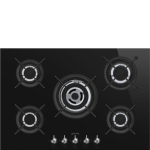 Smeg Classic 5 Burner 75cm Gas Hob Ultra-Low Profile or Fully Flushed PV375CN