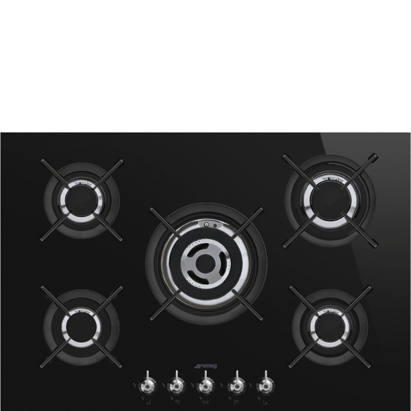 Smeg Classic 5 Burner 75cm Gas Hob Ultra-Low Profile or Fully Flushed PV375CN