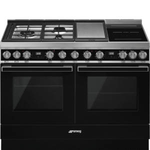 Smeg CPF120IGMPBL Portofino 120cm Range Cooker with Mixed Top